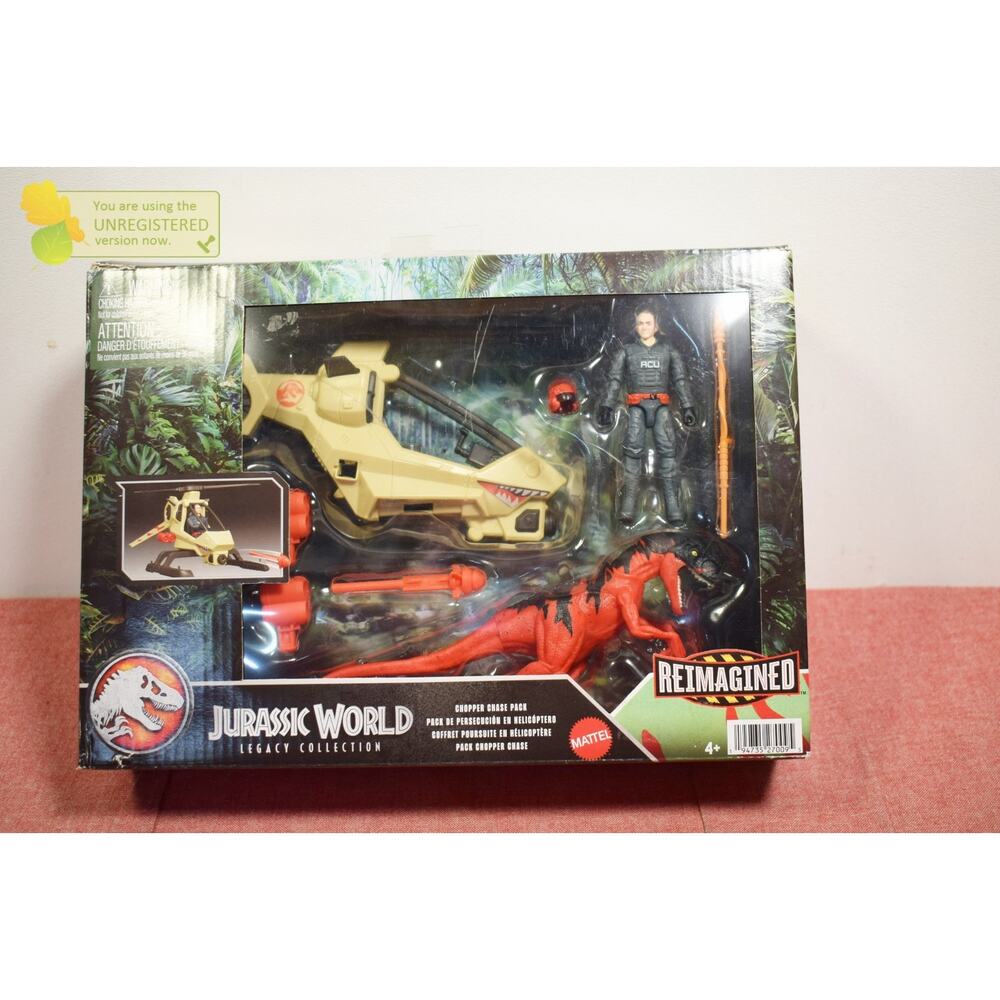 Jurassic World Legacy Collection Reimagined Chopper Chase Pack